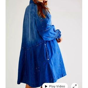 Free people Hannah Denim Mini dress...Make me an offer